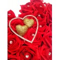 Valentine's flower heart